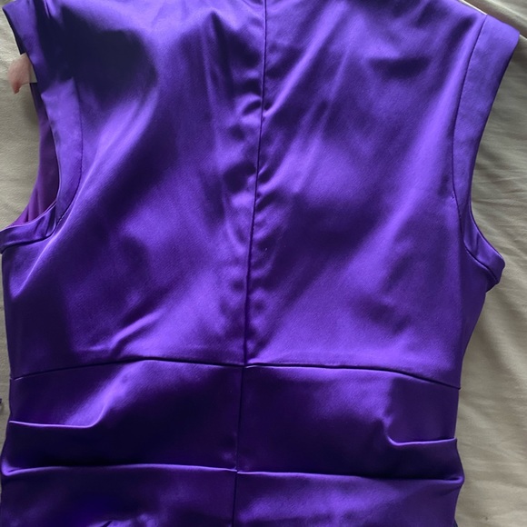 Le Chateau Purple Cocktail Dress - Picture 4 of 4